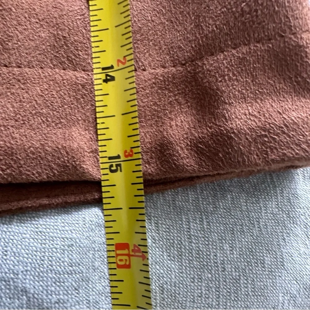 Abercrombie & Fitch Women’s Faux Suede Mini Skirt Tan Size 0 - Picture 6 of 6